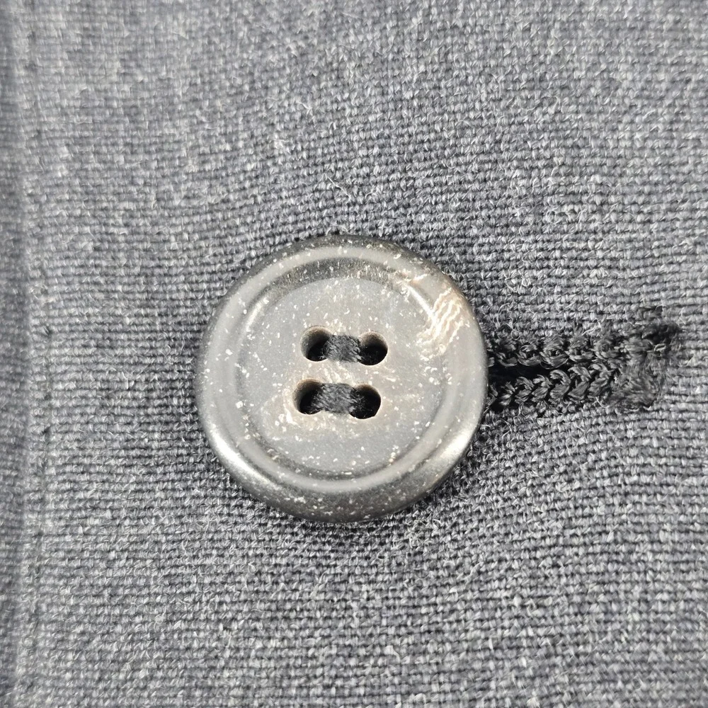 Polo University Club Ralph Lauren Blazer Mens 46 Charcoal Gray Virgin Wool USA
